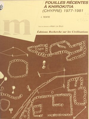cover image of Fouilles récentes à Khirokitia, Chypre, 1977-1981 (1)